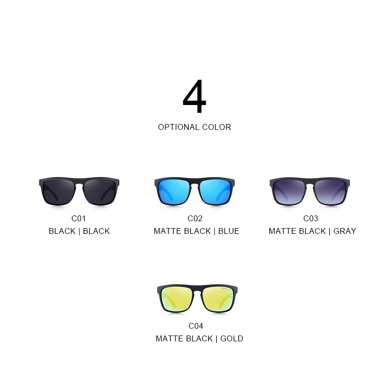 MERRYS DESIGN Men Polarized Sunglasses Driver Shades Male Vintage Sun Glasses For Men Spuare Mirror Summer UV400 Oculos S3001