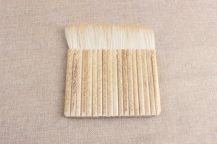 

1 pcs high quality wool brush Bamboo row pen scrubbing brush Large area painted paintbrush Art supplies paint brushes for walls