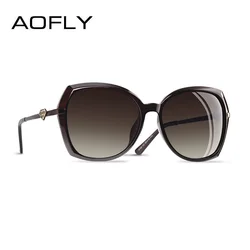 AOFLY BRAND DESIGN Diamond shape Luxury Women Polarized Sunglasses Fashion ladies Sun Glasses Female Gradient Eyewear Goggles
