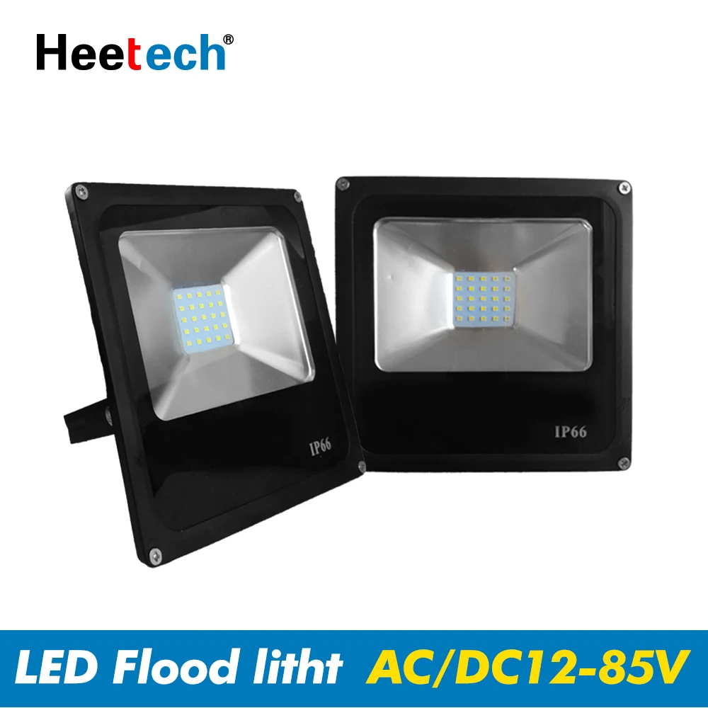 LED Floodlight Spotlight DC 12V 24V 36Volt Led Light Waterproof 30W50W100w Outdoor Cold White Floodlight For Garden Street Lamp