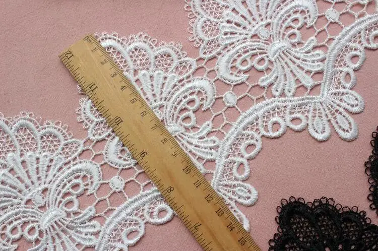 5 Yards/Lot Exquisite wasserlösliche Stickerei-Spitzenverzierungen DIY Kleidungszubehör Breite 15 cm RS1708 – Detail 6