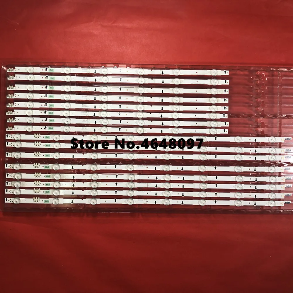 

New LED Backlight Lamp strip For Sa msu ng 65 inch LCD TV UA65H6400AJ 2014SVS65F-3228-L08/R06