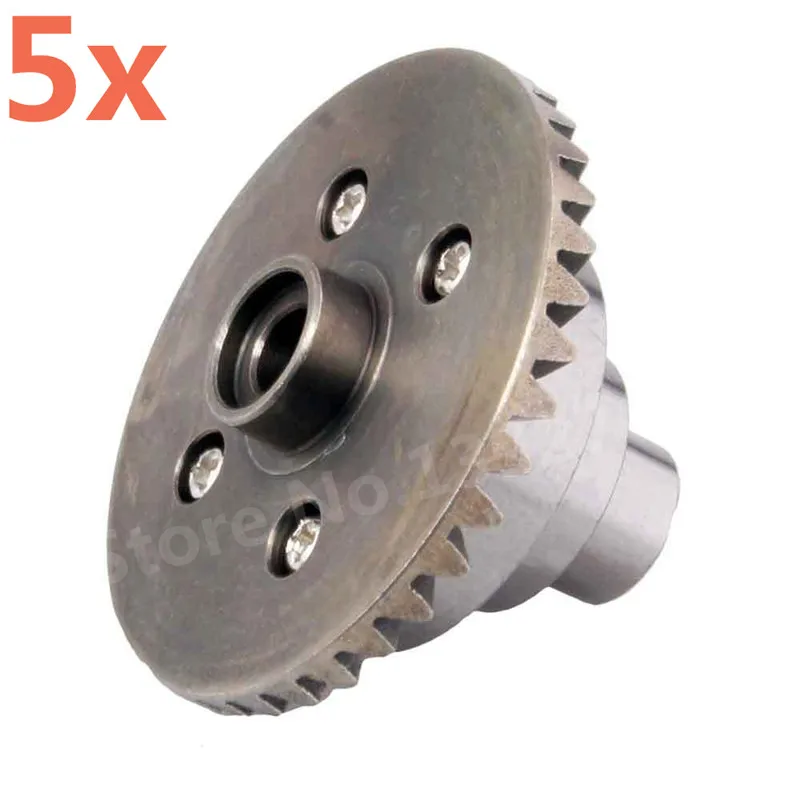 

5pcs HSP 1/10 Pangolin Spare Parts Upgrade Aluminum Connect Box W/Gear 38T 180009 18009 For 1/10 4WD Rock Crawler Climber 94180