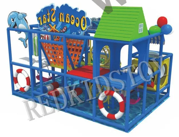 CE Approved Premium Quality Sea World Themed Indoor Play Maze IP-SW01