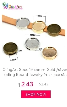 OlingArt 18*10mm 6 Stück/Set Leder-Verschlüsse Keramik-Quadratlochperlen Neuer Topseller Mehrfarbige Mischung DIY Schmuckherstellung Leder – Detail 16