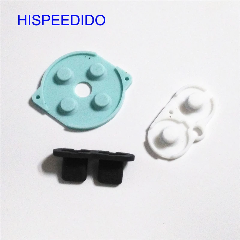 HISPEEDIDO 50 компл./лот Высокое качество для Gameboy Pocket GBP ремонт кремниевый проводящий кнопки резиновые прокладки