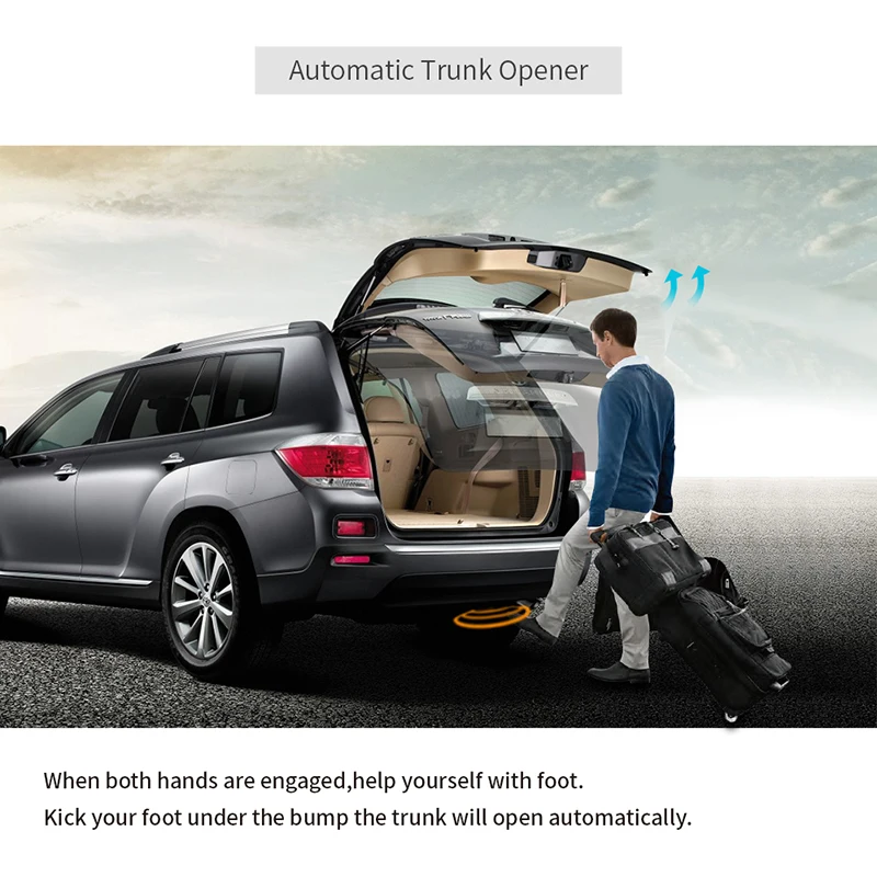 EASYGUARD automatic trunk opener handsfree tail gate opener trunk pop up and close by foot lifting only for SUV or hatch back