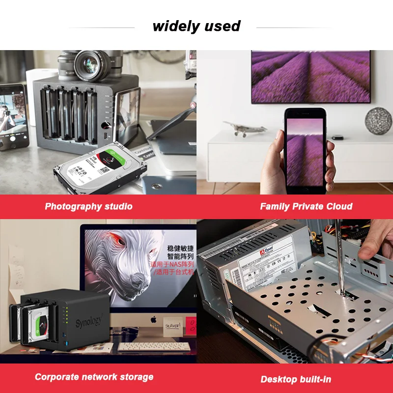 Seagate Asli 1TB Ironwolf HDD NAS SATA 6 Gb/s NCQ 64MB Cache 3.5-Inch Internal Agilearray Cache hard Disk Drive
