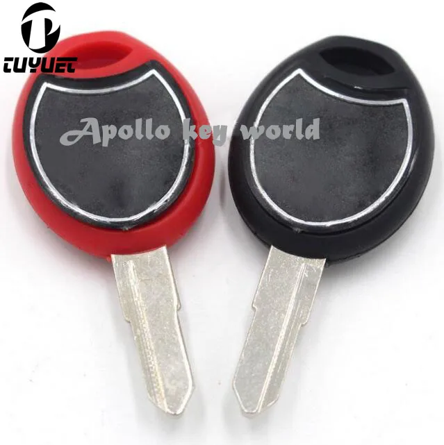 Motorbike Key Embryo Motorcycle Key Blank Transponder Key Blade For Honda Valkyrie Rune 1800 (Right And Left Slot Blade)