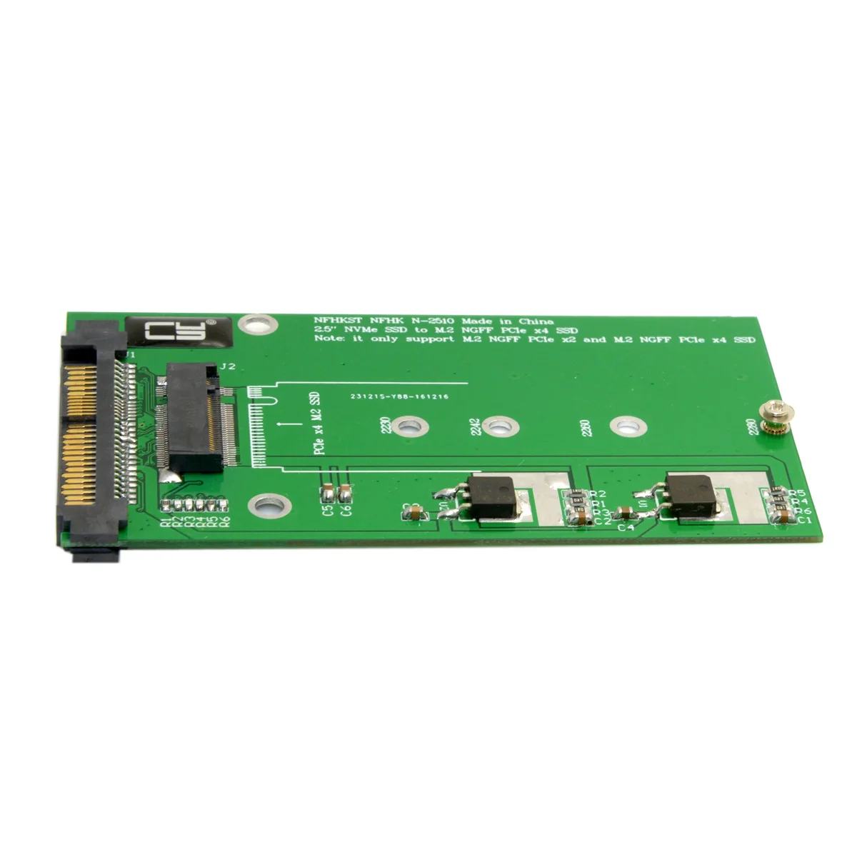 

Chenyang SFF-8639 NVME U.2 to NGFF M.2 M-key PCIe SSD Adapter for Mainboard Replace Intel SSD 750 p3700 p3600