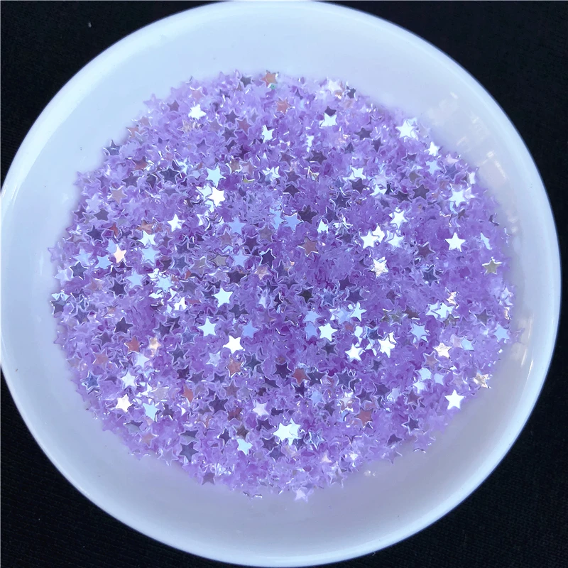 10 g/pacco 3 millimetri Star Del Chiodo Paillettes DELL'ANIMALE DOMESTICO di Cristallo Paillettes Paillettes Mestiere per le Unghie Manicure di Arte, wedding Decro coriandoli, Accessori FAI DA TE