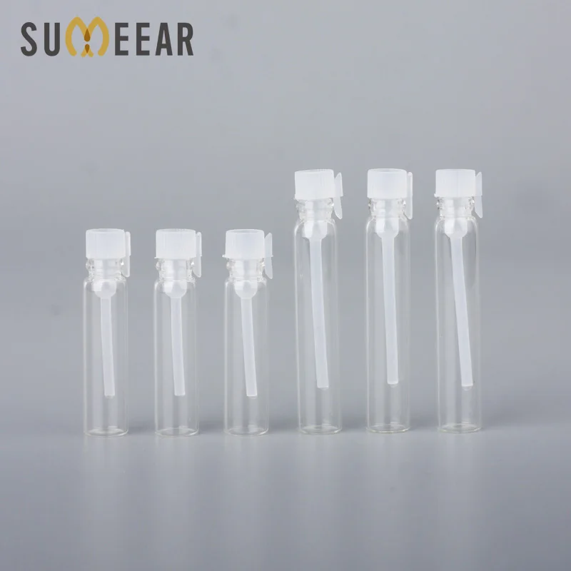 Wholesale 1ml 2ml Dropper Bottle Mimi Empty Essential Oils Perfume Bottles Portable Essential Oils Trial Pack Tube for Sample