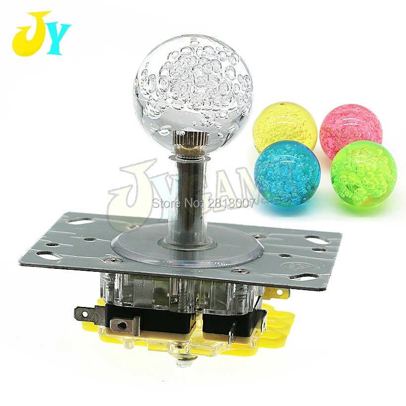 Crane Machine Arcade Game Accessory Colorful LED Joystcik Glitter Lighted Illuminated Joystick 5V 12V Arcade Stick