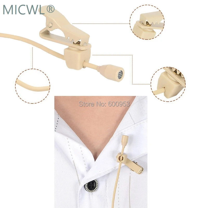 

Pro Lavalier Lapel Microphone for Sennheiser Wireless Transmitter - Omnidirectional Condenser Mic SE-B004