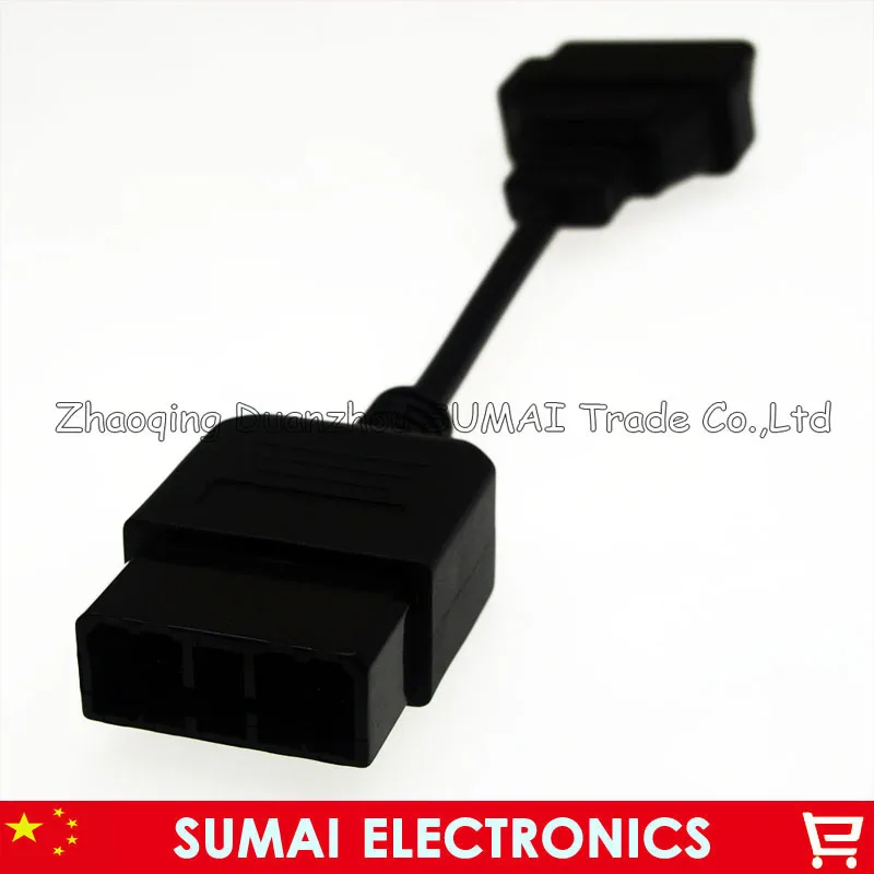 9 Pin to 16 Pin OBD 2 diagnostic cable for Subaru,OBDII conversion plug for Subaru etc.car