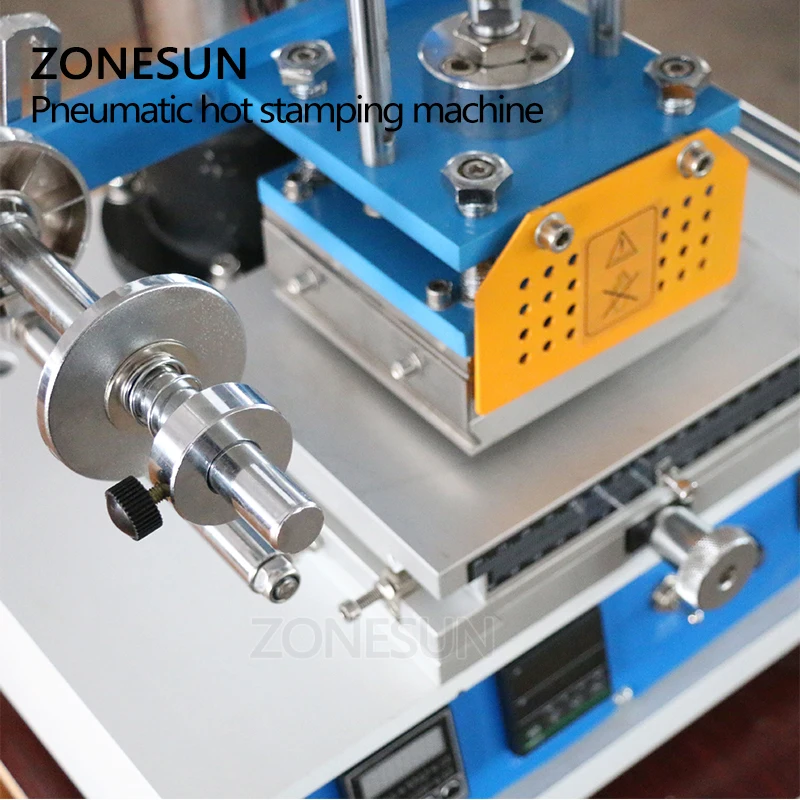 ZY-819H-2 Auto Industrial Hot foil Stamping Machine,leather LOGO/wood marks/name card Branding machine,leather embossor 220V