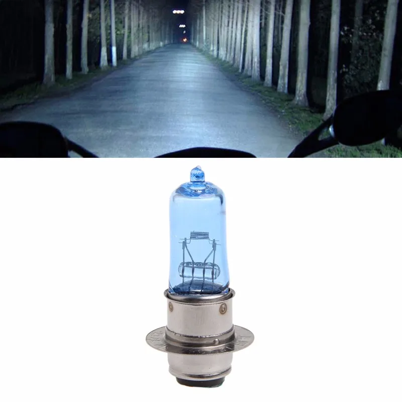 Motorcycle Light 12V 35W White Headlight Bulb Lamp For Motorcycle Electric Vehicles P15D-25-1