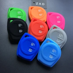 ZAD 2 button silicone car key case Key Cover For Suzuki For Amagatarai For Shangyue SX4 SWift Liana Alto Igins Esteem Baleno GR