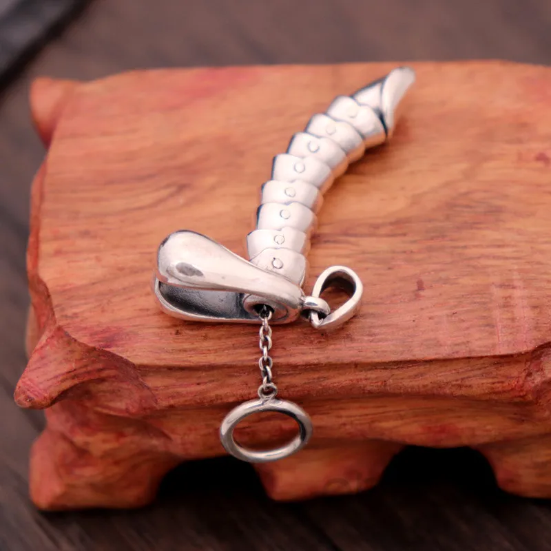 Pendentif 'Queue De Pénis' En Argent 925 - Bijou Artisan Symbolique - Neuf étiqueté