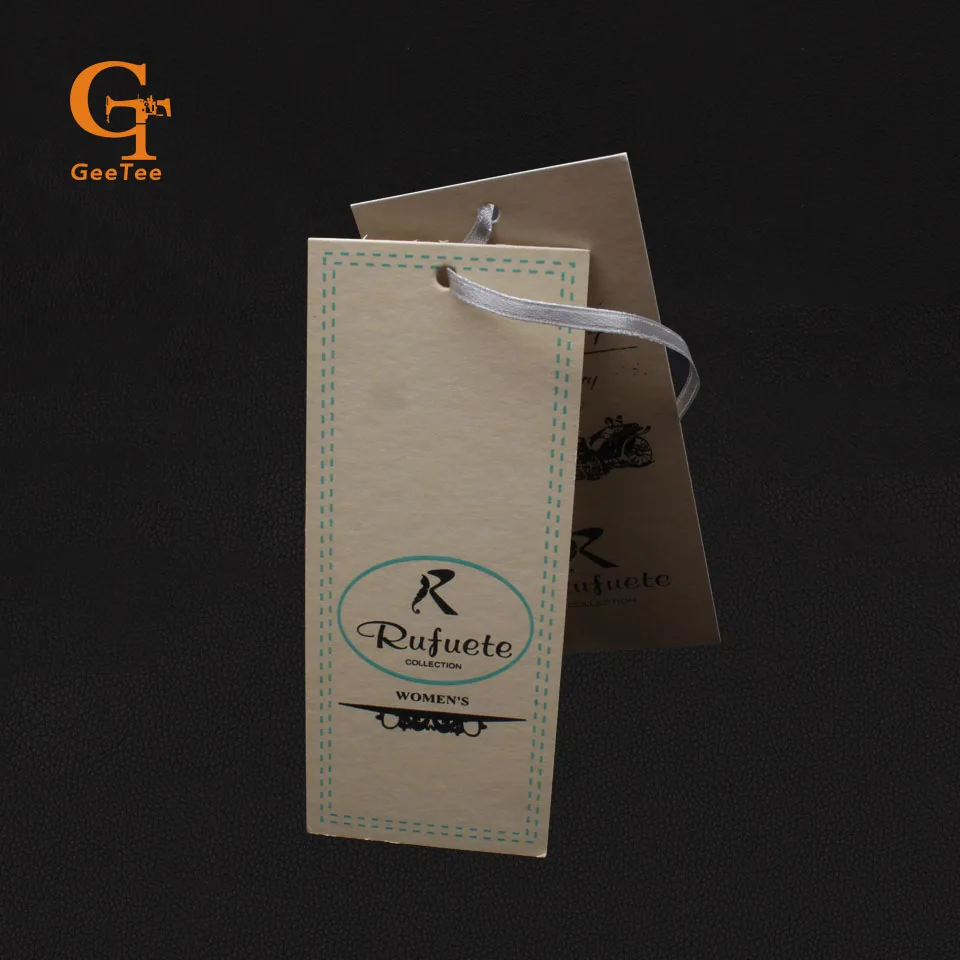 custom logo brand paper price hang tag,personality shop name printing shopping luggage paper labels tags, packaging swing tags image 6