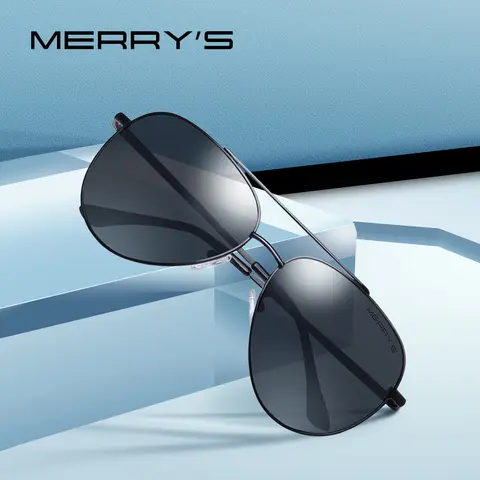 MERRYS Pilot Polarized Sunglasses for Men UV400 MERRY'S