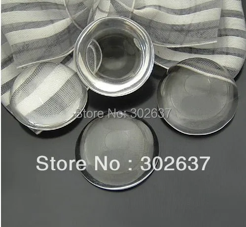 FREE SHIPPING 10PCS Round Clear Transparent Domed Magnifying Glass Cabochon Cover 25mm #22645