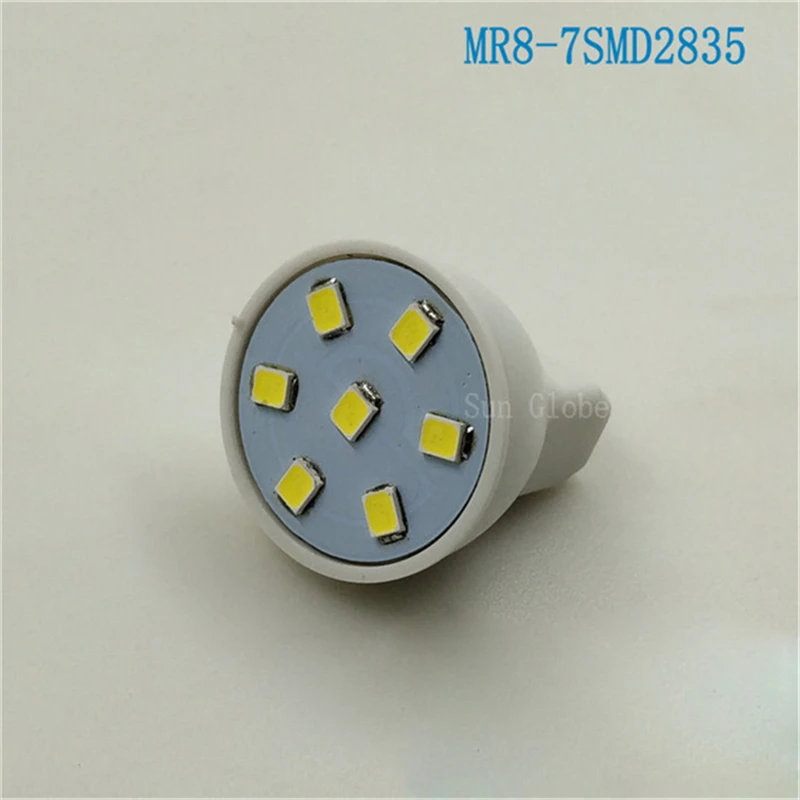 MR8 LED Light Bulb 2W 3W AC/DC 12V 12-24V MR8 Led Lamp 5050 2835 SMD Led Spotlight Warm/Cold White Energy Saving Home Lighting