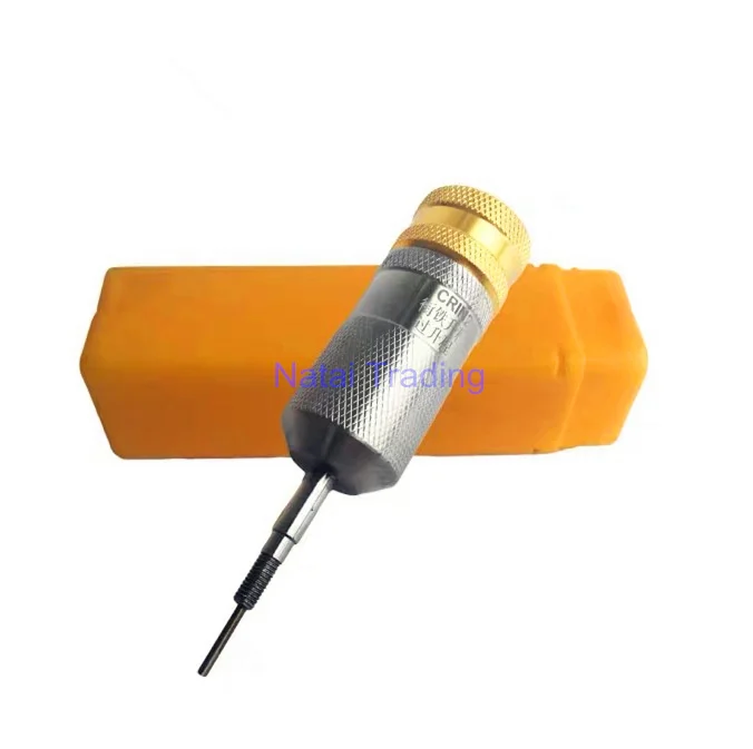 Used for BOSCH 120 series common rail injector electromagnetic valve Armature lift measuring seat tool Over lift measuring tool