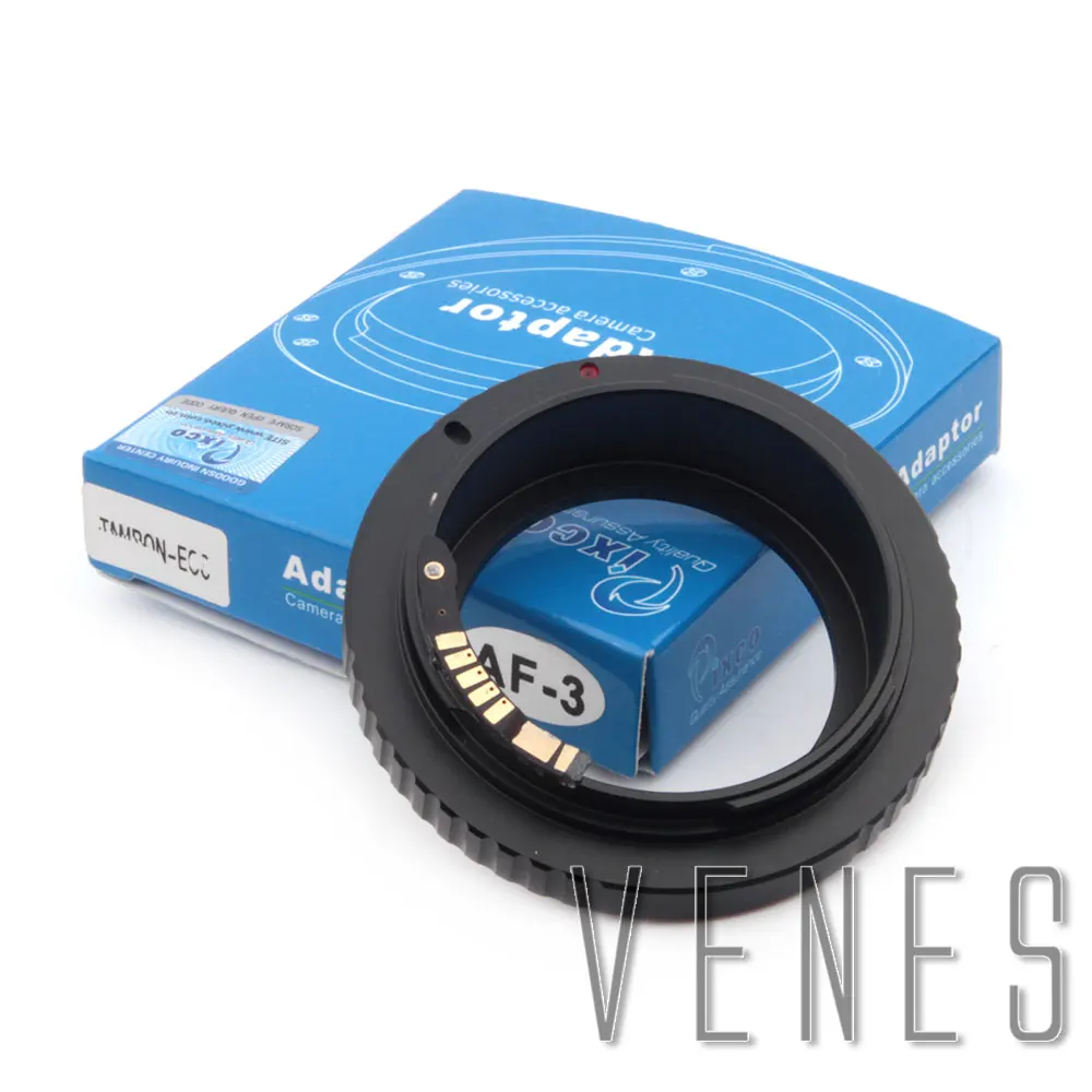 Venes For Tam-EOS 3rd Generation AF Confirm Adapter Tamron Adaptall II Lens to Canon (D)SLR Camera