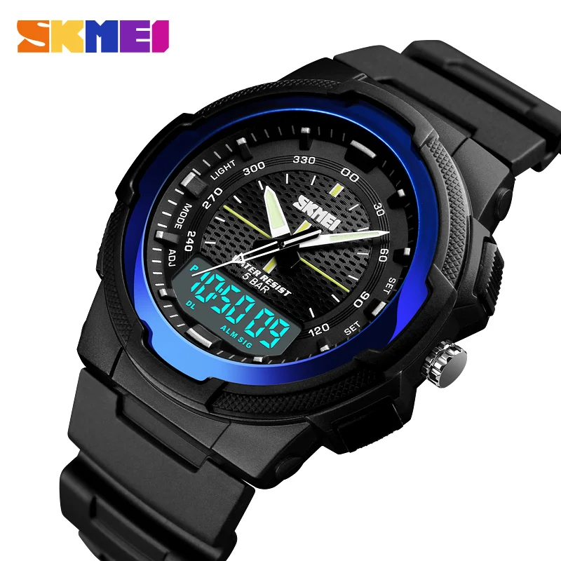 Men Sports Watches Led Anolog Shock Resistant Men's Watch Military Digital Quartz Wristwatches Man Clock reloj hombre SKMEI