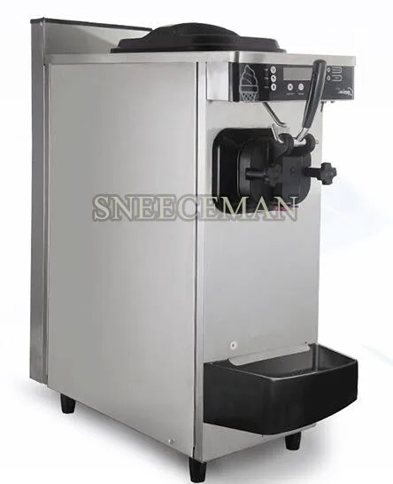 ماكينة صنع الآيس كريم الصغيرة على الطاولة ماكينة صنع الزبادي لا صاخبة