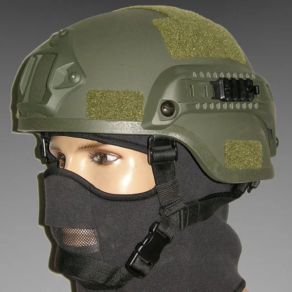 MICH 2000 Style ACH Tactical Helmet with NVG Mount and Side Rail for Airsoft Paintball Hunting Helmet 2000 ABS Helmet