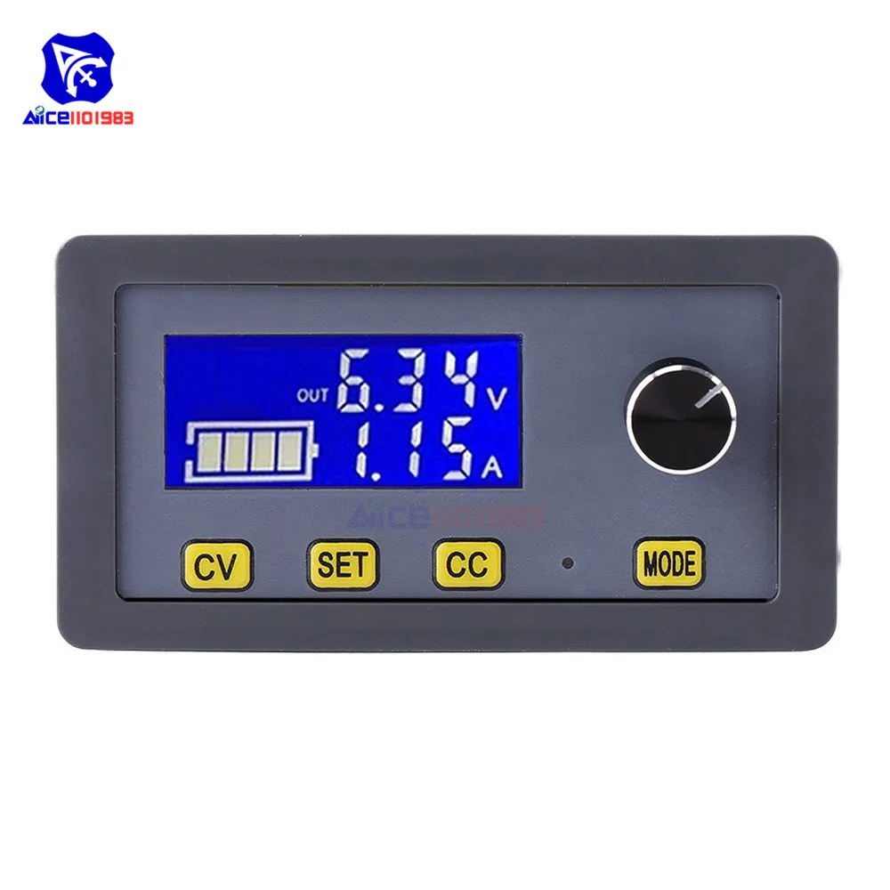 diymore CC/CV DC-DC 6-32V to 0-32V 5A Adjustable Step-Down Power Supply Voltage Regulator Buck Converter Module with LCD Display