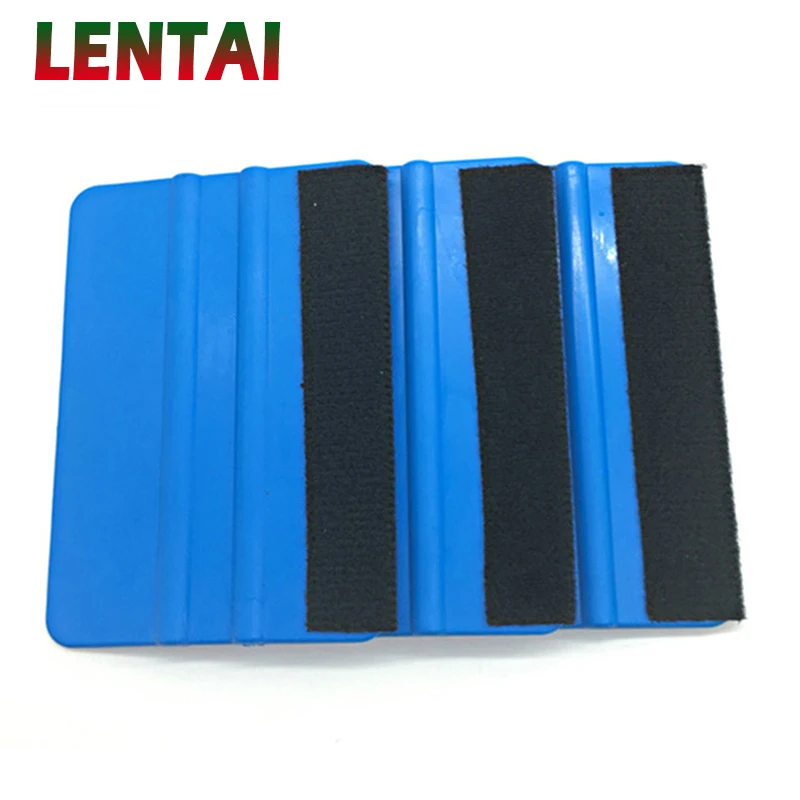 LENTAI For Chevrolet cruze captiva aveo Hyundai solaris i30 tucson 2017 ix35 Abarth 1PC Car Cleaning tool Scraper Blue squeegee