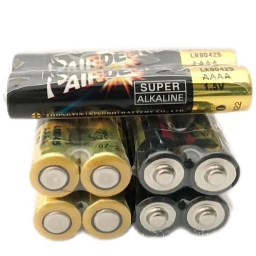 10PCS/LOT 1.5V Battery AAAA LR61 Ultra Digital Alkaline Battery E96 4A Primary Dry Battery Batteries for bluetooth speaker