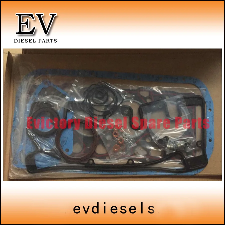 For Isuzu engine Hiatch Excavator EX55 4LE1 full cylinder head gasket set