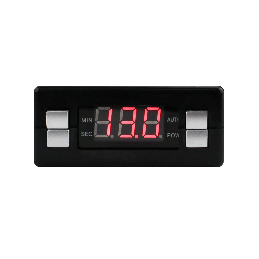 New Turbo Timer Universal 12V mini box style Car Turbo Timer Black Color Red Led Digital Display Turbo Timer BX100806