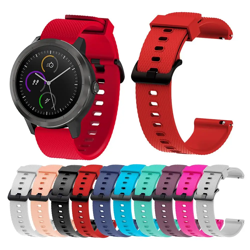 New Arrival Universal 20mm Silicone Watch Strap Belt for Galaxy Watch Active Gear S2