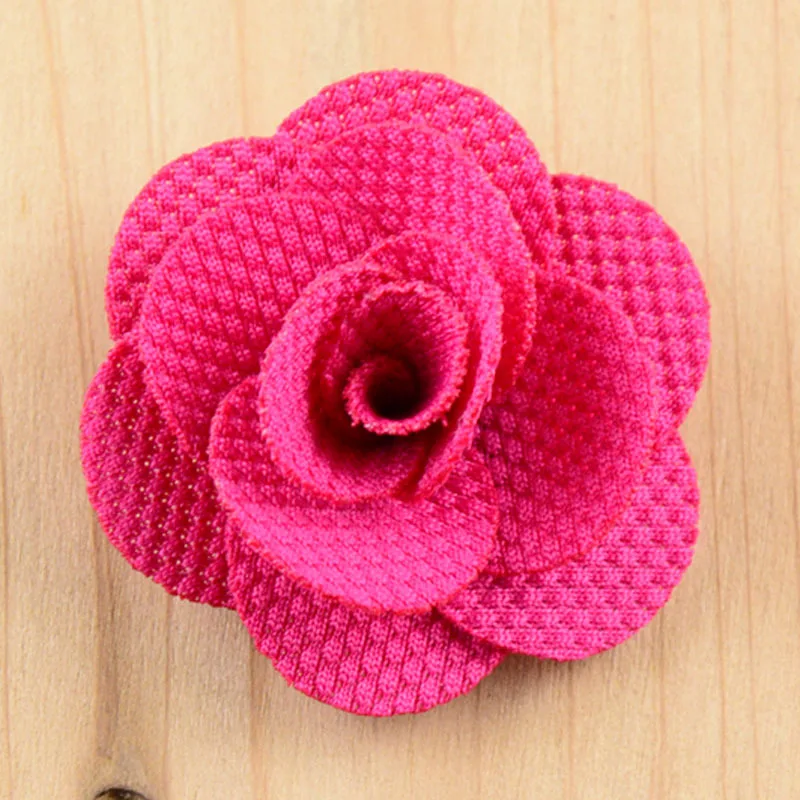 160 pcs/lot , 4CM Petite Roses Flower,  Linen Fabric Flower, Burlap fabric DIY Flower