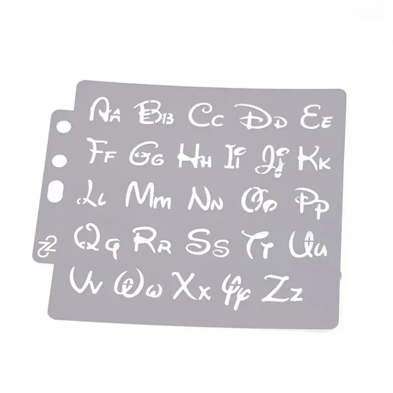 1PCS Alphabet Letter Stencils Template Painting Scrapbooking Embossing Stamping Album Card DIY