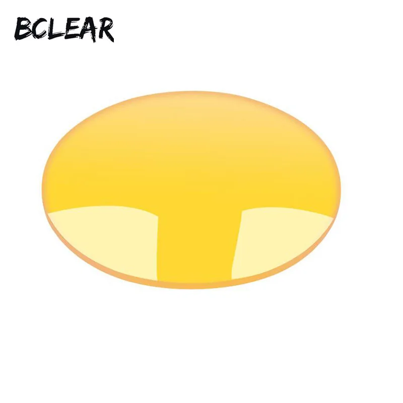 BCLEAR 1.49 Night vision polarized yellow myopia lens driver safe driving special lens customized prescription diopter lenses