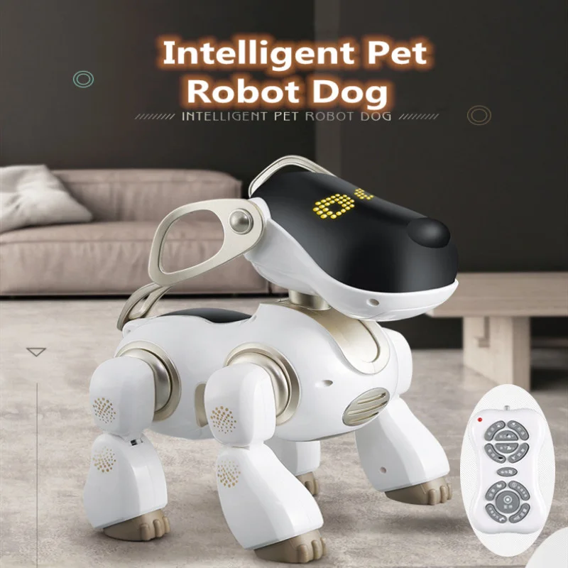 newest educational learning toy remote control rc robot dog pet toy simulation AI can singing speaking dancing play with child