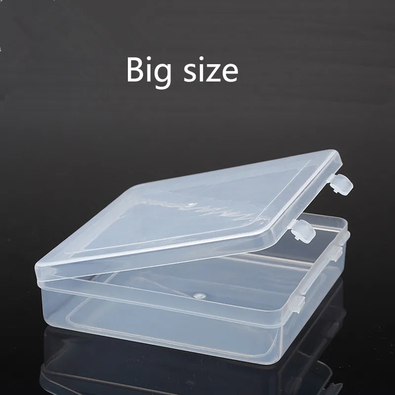 

Transparent Storage box organizer for jewelry Plastic container tin box Lipstick holder Cosmetic organizer Parts Finishing box