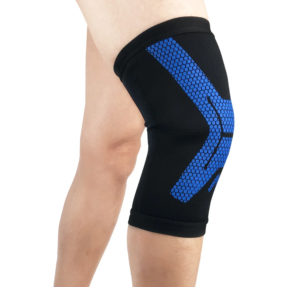 Sports Knee Protection Pads Stylish Pattern Compression Sleeve Supports Running SPSLF0059