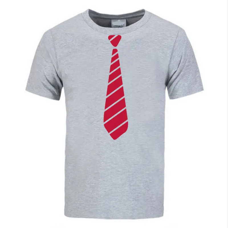 New 2019 Funny Tie Designe Men T Shirt Novelty Men T Shirts Fashion Cotton Men Top Tees Casual tie More Size