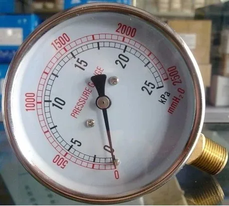 Prevent overpressure prevent type gauge gas gauge 0-10KPA 15KPA 20KPA