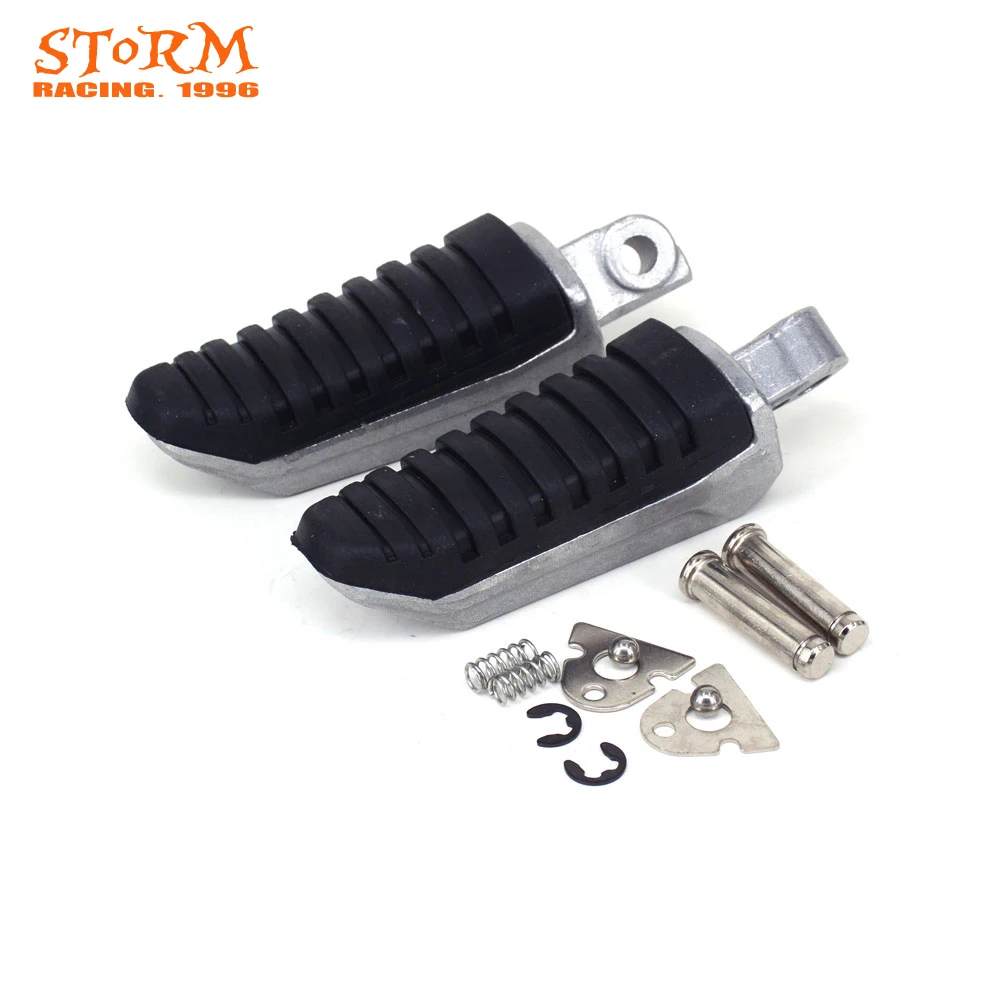 Motorcycle Rear Foot Pegs Footrest Pedals Aluminum For SUZUKI GSX1300R GSX650 GSX1400 GSXR650 V-Strom 650 1000 DL650 DL1000