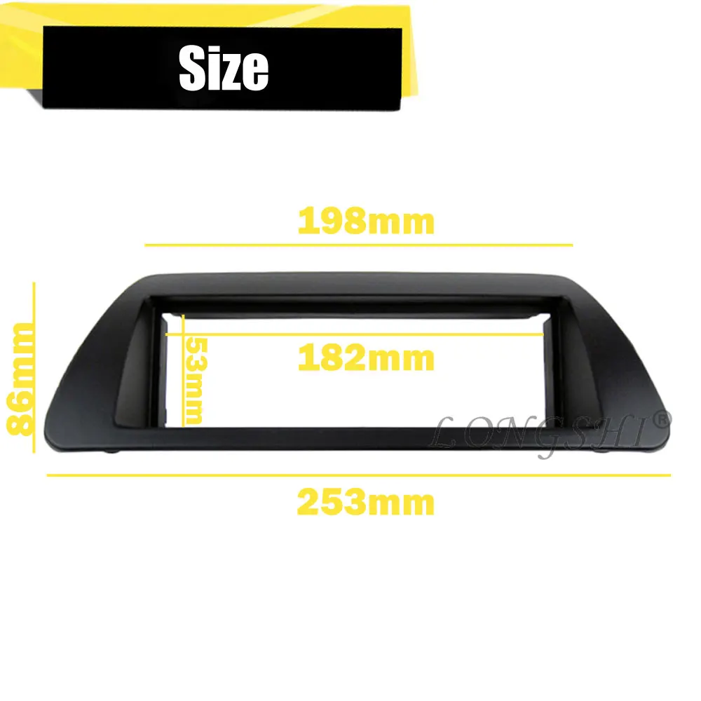 LONGSHI New 1Din Car Radio Fascia for Fiat Bravo 182 Brava 182 Marea 185 1995-2001 Dash frame panel Kit Installation Trim 1 din