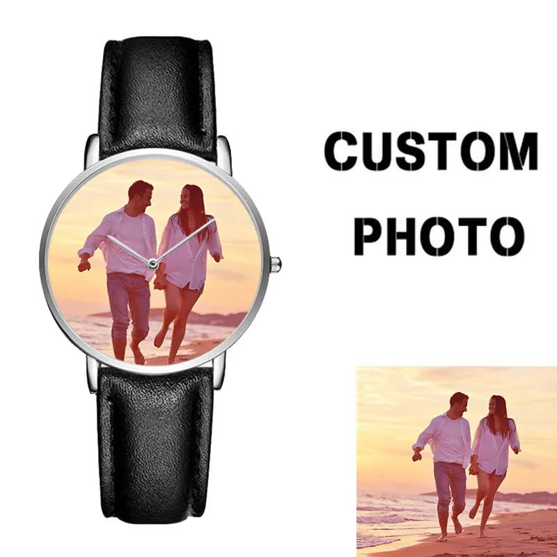 CL034 Couple Brand Your Own Wrist Watch Classic Men and Women Japan Movt Quartz Wristwatch Logo Customized For Gift OEM