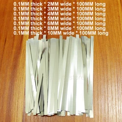 100g/bag Lithium battery nickel plated steel strip battery connection piece spot welded nickel plated SPCC